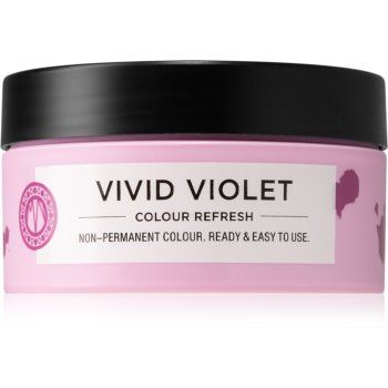 Maria Nila Colour Refresh Vivid Violet mască fină de hrănire fără pigmenți permanenți de culoare ieftina