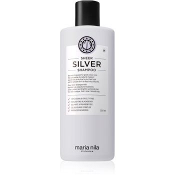 Maria Nila Sheer Silver Shampoo șampon pentru neutralizarea tonurilor de galben de firma original