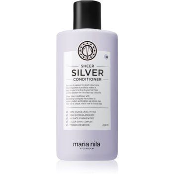 Maria Nila Sheer Silver Conditioner balsam hidratant de neutralizare tonuri de galben