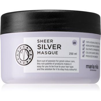 Maria Nila Sheer Silver Masque masca hranitoare pentru par blond