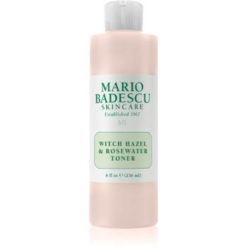 Mario Badescu Witch Hazel & Rosewater Toner solutie tonica cu efect de iluminare cu apă de trandafiri