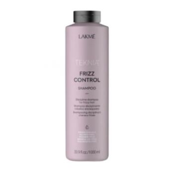 Sampon disciplinant pentru păr creț sau rebel, Lakme Teknia Frizz Control Shampoo, 1000 ml de firma original