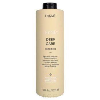 Sampon reparator pentru par uscat degradat Lakme Teknia Deep Care Shampoo, 1000 ml