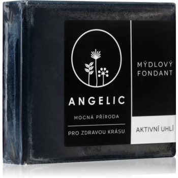 Angelic Soap fondant Active Charcoal săpun de detoxifiere