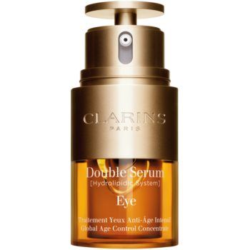 Clarins Double Serum Eye Crema anti-rid pentru zona ochilor cu efect de nutritiv de firma original