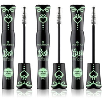 Essence Lash PRINCESS rimel cu efect de gene false 3 x 12 ml (ambalaj economic)