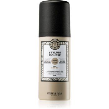 Maria Nila Style & Finish Styling Mousse fixativ de păr pentru volum, cu fixare medie