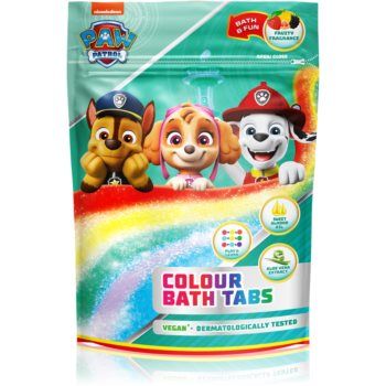 Nickelodeon Paw Patrol Colour Bath Tabs produse pentru baie pentru copii