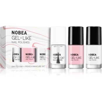 NOBEA Day-to-Day Coffee Time Set set de lacuri de unghii French manicure set