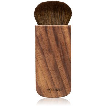 Notino Wooden Collection Kabuki brush for face & body perie kabuki, pentru față și corp