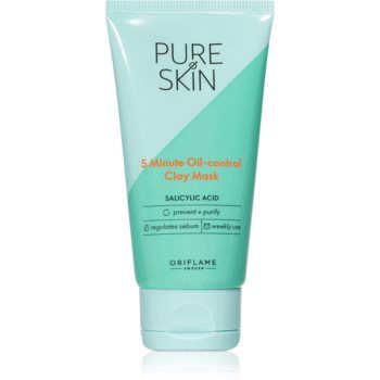 Oriflame Pure Skin masca facială pentru curatarea tenului impotriva imperfectiunilor pielii