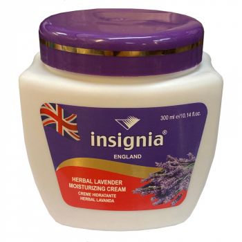 Unt de Corp cu Levantica, Insignia Herbal Lavender Body Cream, pentru piele uscata, 300 ml