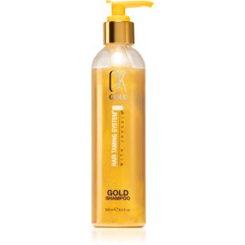 GK Hair Gold Shampoo șampon de protecție și hidratare cu aloe vera si unt de shea