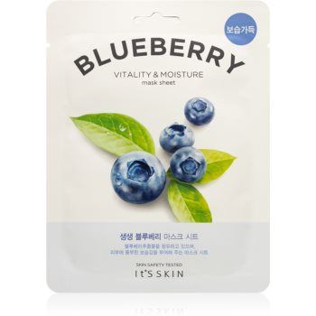 It´s Skin The Fresh Mask Blueberry mască textilă hidratantă cu efect revitalizant