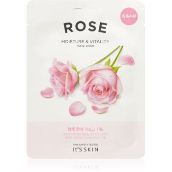 It´s Skin The Fresh Mask Rose Masca hidratanta cu efect revitalizant sub forma de foaie ieftina