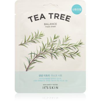 It´s Skin The Fresh Mask Tea Tree mască textilă revitalizantă pentru ten acneic ieftina