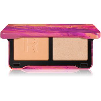 Makeup Revolution Neon Heat paletă pentru contur blush