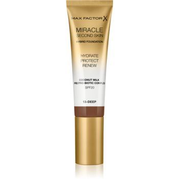 Max Factor Miracle Second Skin fond de ten crema hidratant SPF 20