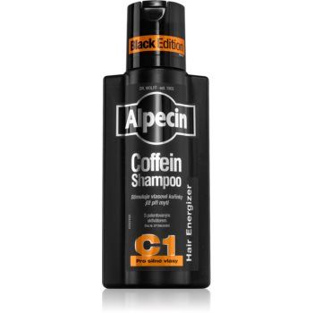 Alpecin Coffein Shampoo C1 Black Edition sampon pe baza de cofeina pentru barbati pentru stimularea creșterii părului ieftin