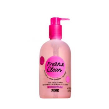 Sapun lichid pentru maini si corp, Fresh Clean, Victoria's Secret PINK, 355 ml de firma original