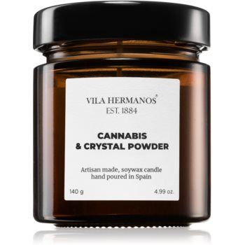 Vila Hermanos Apothecary Cannabis & Crystal Powder lumânare parfumată