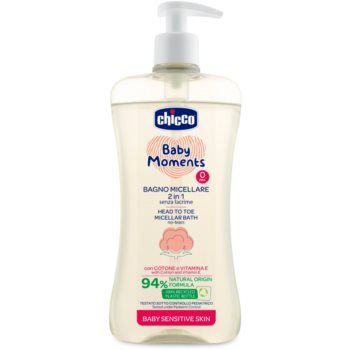 Chicco Baby Moments Sensitive șampon micelar pentru corp si par