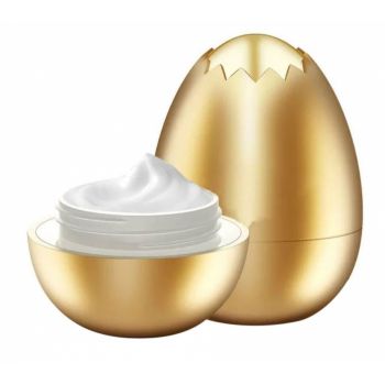 Masca exfolianta pentru fata Anti-rid, Anti-sebum cu Colagen, Efect de intinerire, Gold Egg Shell, 30 g