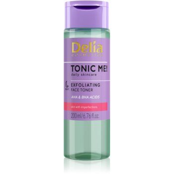 Delia Cosmetics Tonic Me! tonic exfoliant delicat pentru noapte ieftina