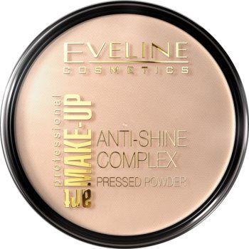 Eveline Cosmetics Art Make-Up fond de ten ușor, sub formă de pudră minerală compactă cu efect matifiant