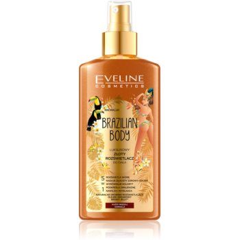 Eveline Cosmetics Brazilian Body spray de corp hidratant strălucitor ieftin