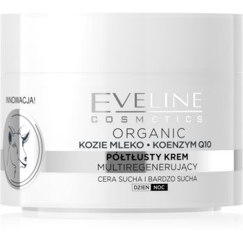 Eveline Cosmetics Coenzym Q10 & Goat's Milk crema de fata hidratanta cu lapte de capra