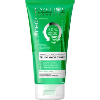 Eveline Cosmetics FaceMed+ gel hidratant de curatare cu aloe vera