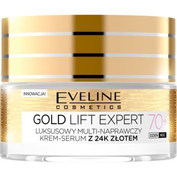 Eveline Cosmetics Gold Lift Expert lift crema de fata pentru fermitate cu aur