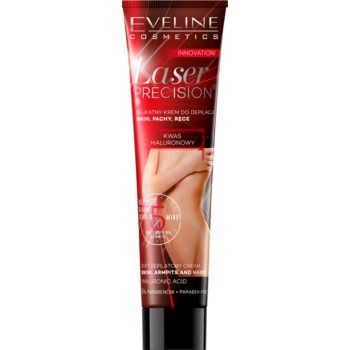Eveline Cosmetics Laser Precision crema depilatoare pentru mâini, axile și zona inghinală pentru piele uscata si sensibila