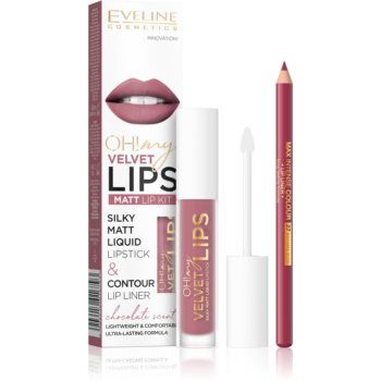 Eveline Cosmetics OH! my LIPS Velvet set îngrijire buze la reducere