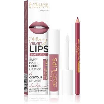 Eveline Cosmetics OH! my LIPS Velvet set îngrijire buze