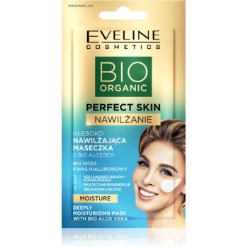 Eveline Cosmetics Perfect Skin Bio Aloe masca calmanta si hidratanta cu aloe vera ieftina