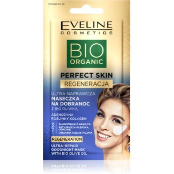 Eveline Cosmetics Perfect Skin Bio Olive Oil Mască de față revitalizantă de noapte cu ulei de masline ieftina