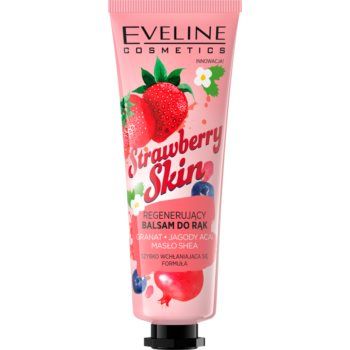 Eveline Cosmetics Strawberry Skin balsam nutritiv pentru mâini cu aroma de capsuni