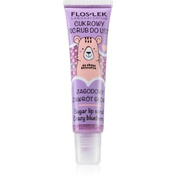 FlosLek Laboratorium Crazy Blueberry balsam și exfoliant pentru buze