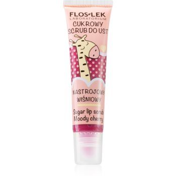 FlosLek Laboratorium Moody Cherry Exfoliant pentru buze ieftin