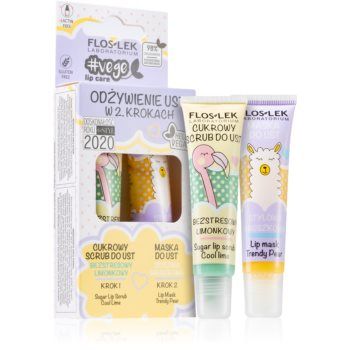 FlosLek Laboratorium Vege Lip Care Nourish set îngrijire buze ieftin