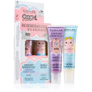 FlosLek Laboratorium Vege Lip Care Regeneration set cadou (pentru buze uscate)