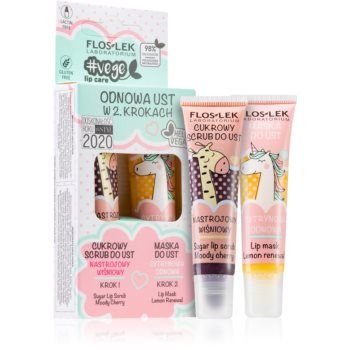 FlosLek Laboratorium Vege Lip Care Renewal set îngrijire buze