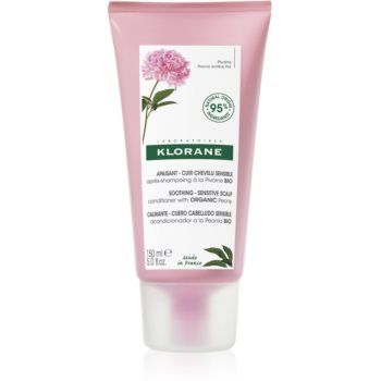 Klorane Peony Soothing Sensitive Hair Scalp Conditioner balsam de păr pentru piele sensibila