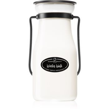 Milkhouse Candle Co. Creamery Winter Walk lumânare parfumată Milkbottle