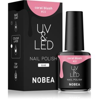 NOBEA UV & LED unghii cu gel folosind UV / lampă cu LED glossy