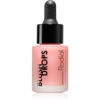 Rodial Blush Drops blush lichid și luciu de buze ofera hidratare si stralucire