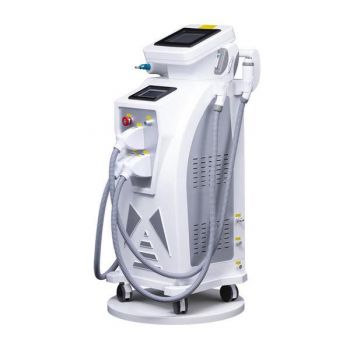 Aparat 4in1 Epilare Definitiva TotulPerfect Profesional IPL SHR OPT RF Laser, ND YAG Indepartare Tatuaje, Rejuvenare Faciala, Tratament Antiacnee Salon KubiX