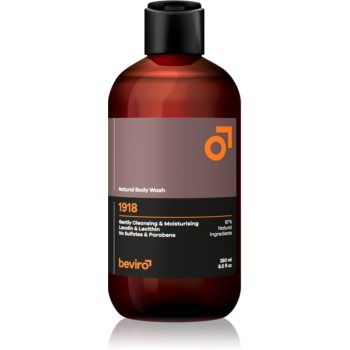 Beviro Natural Body Wash 1918 Gel de duș pentru bărbați